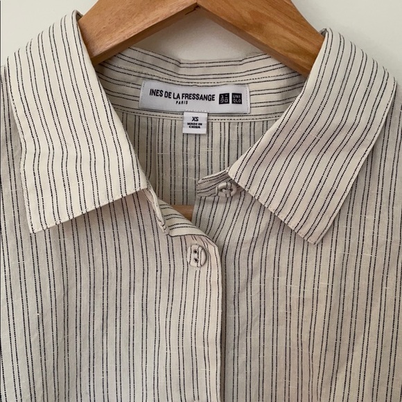 UNIQLO x INES DE LA FRESSANGE tunic dress shirt - Picture 1 of 5